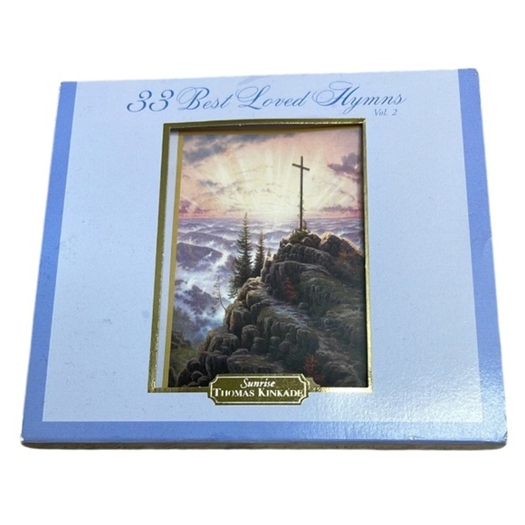 5/$25 Thomas Kinkade '33 Best Loved Hymns Vol. 2' Sunrise Art Print CD Postcard - Picture 1 of 10